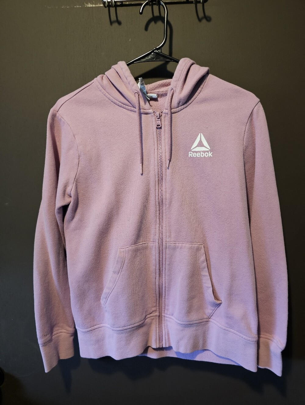 Reebok Kids' Pink Full-Zip Hoodie Jacket